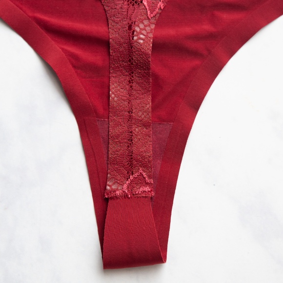 Ruby Red Teal Small Intimately Free People Thong - Picture 3 of 7